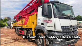 Gebrauchtes 2021 SANY 65m Betonpumpen-LKW-Benz-Chassis