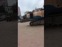 Bauwerk Großdurchmesser Rotationsbohranlage mit Dieselstromquelle